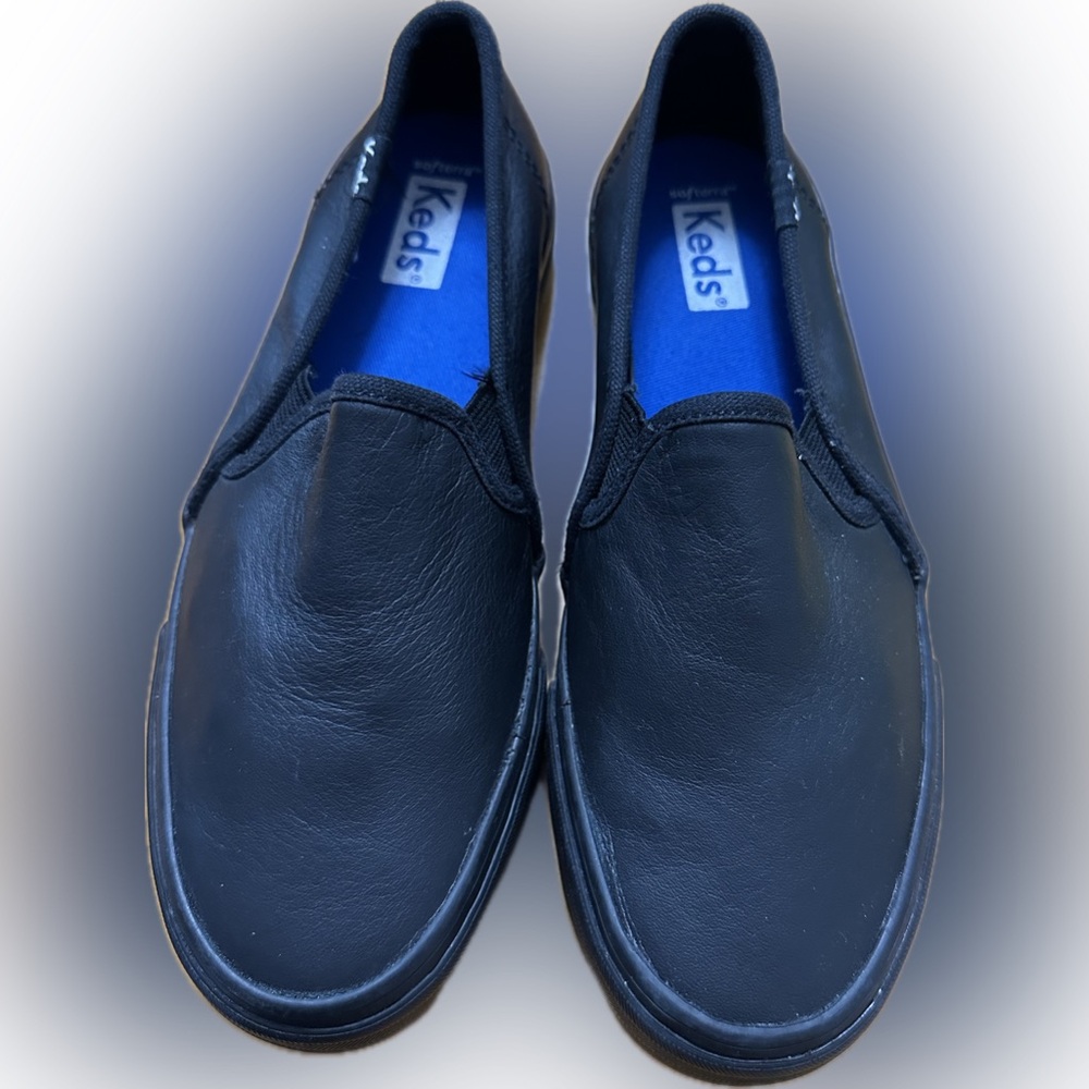 Keds kids Black Slip-On Loafers. Never worn.
